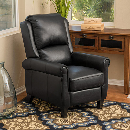 Memphis PU Leather Recliner Club Chair